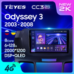 Teyes CC3 2K 9"для Honda Odyssey 3 2003-2008