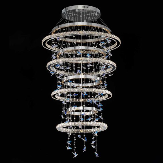 Люстра хрустальная с пультом Citilux ETERA CL322090