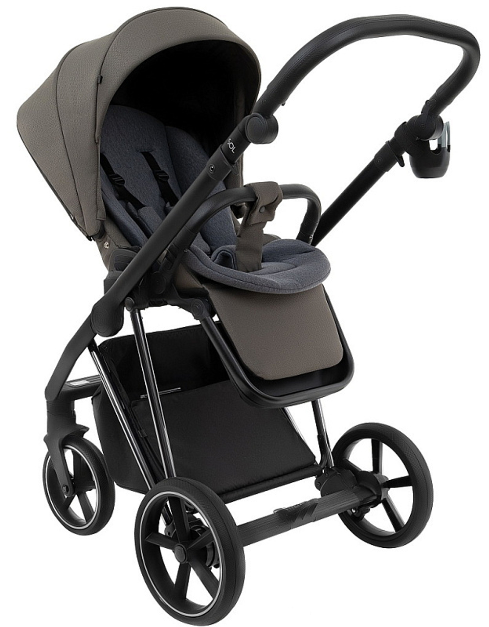 Детская коляска Roan Sol Luxury 2 в 1 RSL/4051 Taupe/Nikiel