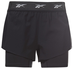Женские Шорты теннисные Reebok Epic Two-In-One Shorts W - черный