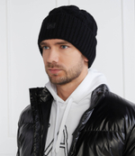 Хлопковая шапка EA7 - черный(240124 3F103)