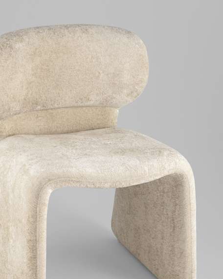 Кресло Nazare, бежевый велюр