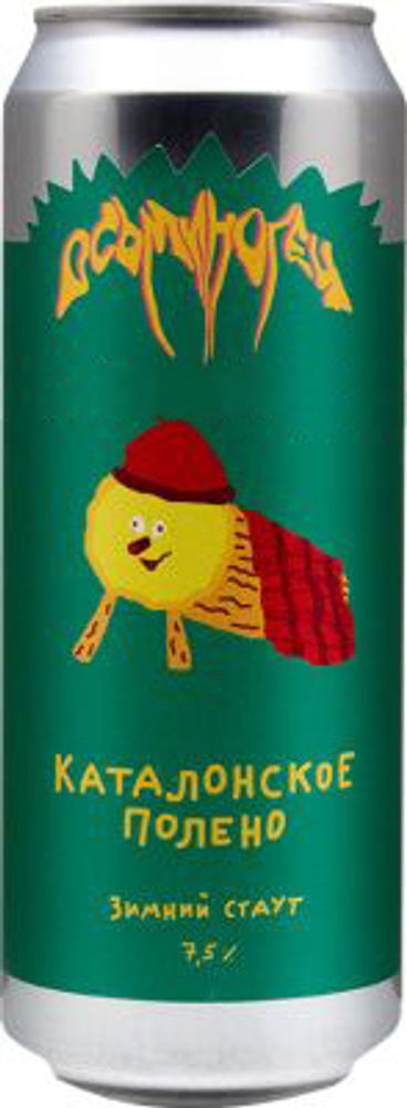 Пиво Осьминогец Каталонское Полено / Osminogets Katalonskoe Poleno 0.45 - банка