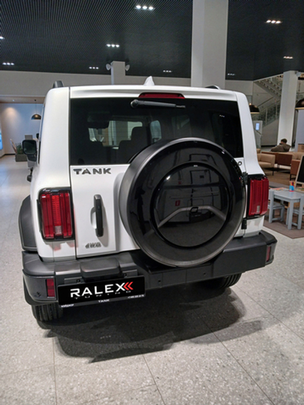 Чехол запаски нержавейка черный мат RALEX Tank 300