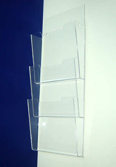 Карман буклетница А4 3-х яр вертикальный