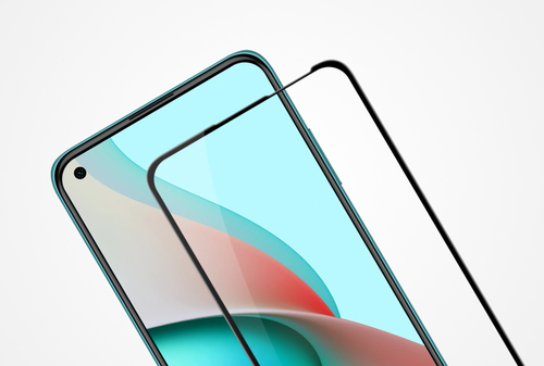 Защитное стекло для телефона Xiaomi Redmi Note 9T с черной рамкой 2,5D Full Glue