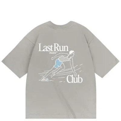 Футболка Haided LAST RUN RLXD HW TEE steel.grey
