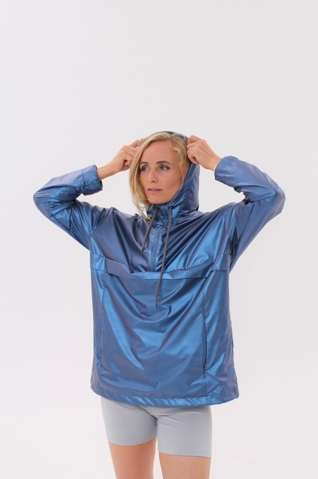 Анорак синий shine Марафон