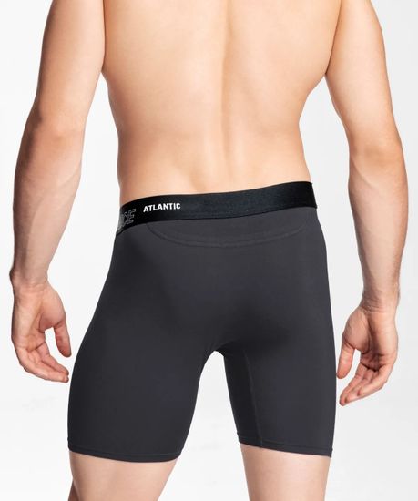 Трусы мужские боксеры, Atlantic MH-1181/03, графит, бамбук