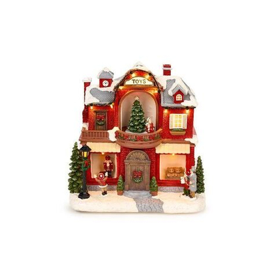 Декор музыкальный светодиодный "Магазин игрушек"