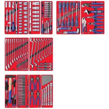 Цена на МАСТАК (5-00205) Набор инструментов "МАСТЕР" для тележки, 11 ложементов, 205 предметов