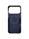 Карбоновый чехол для IPhone 17 Pro MAX with MagSafe синий квадрат (Blue)