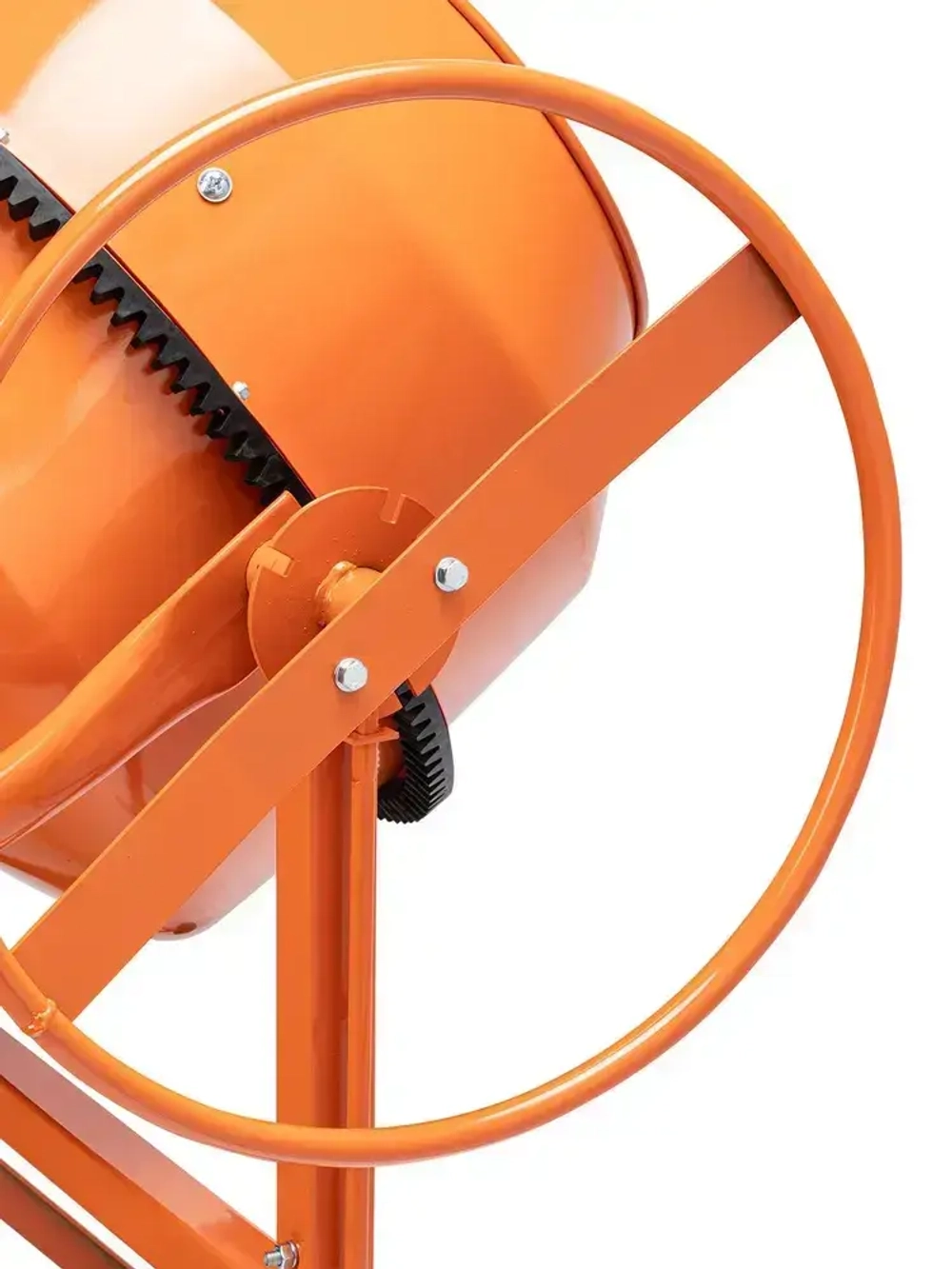 Бетономешалка строительная СИБРТЕХ, БСН-160П, 160 л объем бака и 500 Вт мощность, полиамидный венец и поликлиновый ремень, защита от перегрева и случайного пуска, без редуктора, бетоносмеситель, 95517