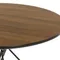 Кофейный стол Bug Ø60х45 см, шпон ореха