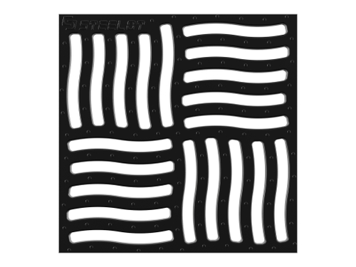 Решетка чугунная щелевая 300х300 С250