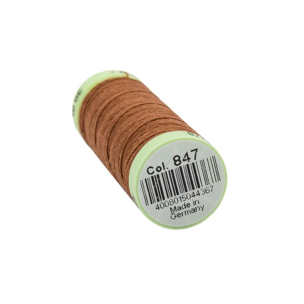 Нитки отделочные Gutermann Top Stitch 30 (30 метров), 5 кат. | 847 медно-коричневый