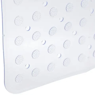 Коврик для раковины «Круги» 32*27см прозрачный