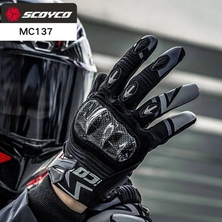 мотоперчатки Scoyco MC137 серые 2XL