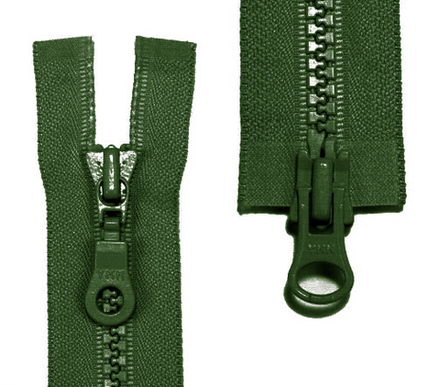 Молния тракторная, цв.870 двухзамковая YKK Тип 5 80 см