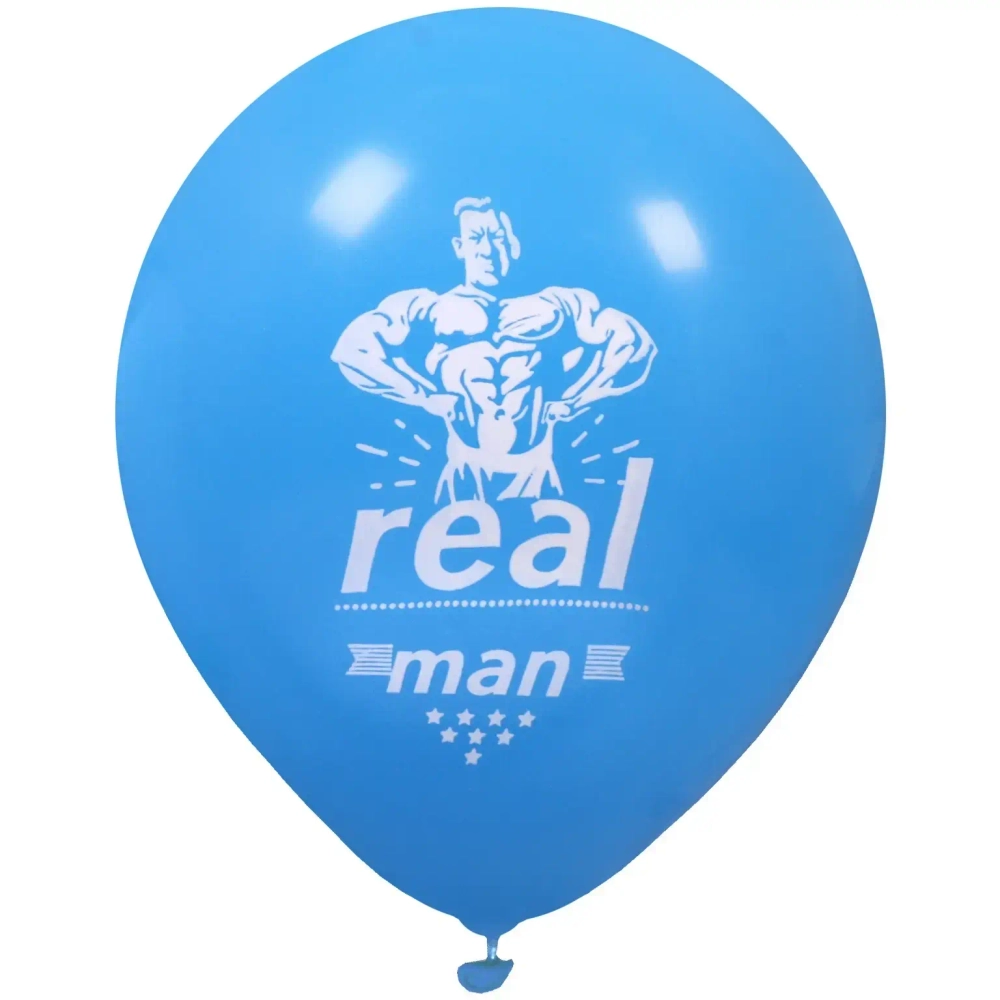 Воздушные шары 25 шт, 10»/25см «Real MAN», (микс)