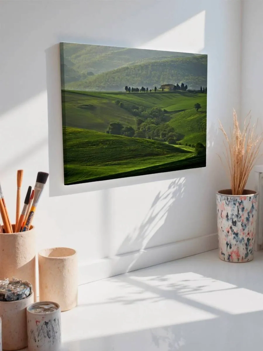 Картина на стену 40 X 50 Зеленые горы