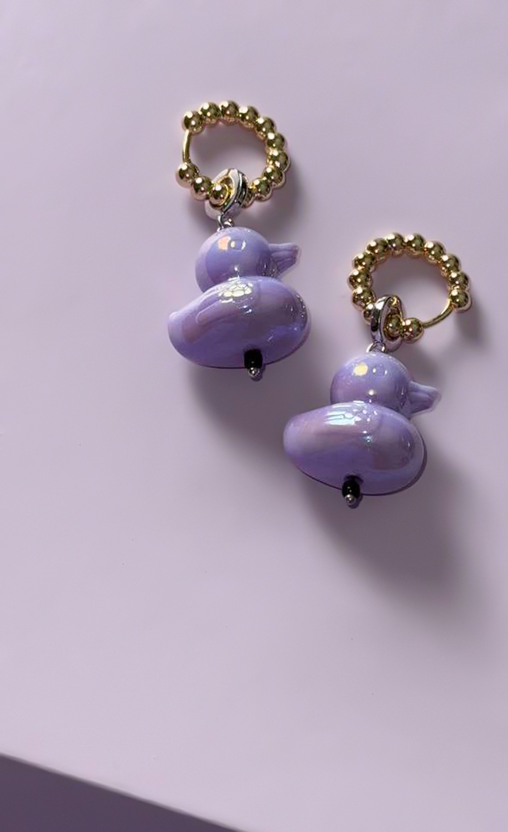 Набор: серьги с уточками