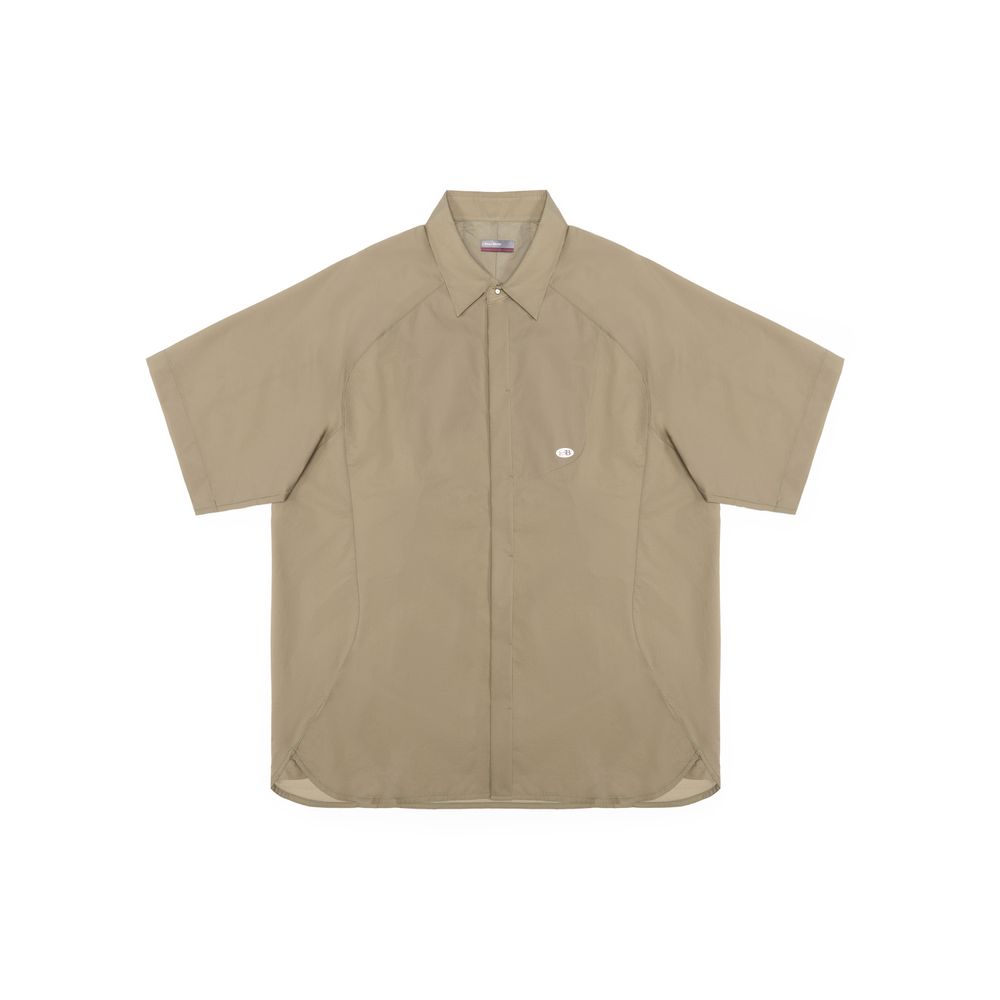 Рубашка Blue Monte Lightweight and Breathable Short-Sleeved Shirt "Usnea Green”Cliff Gray"