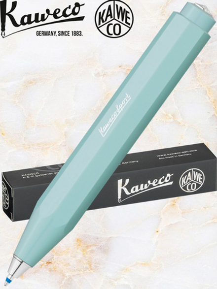 Ручка шариковая KAWECO SKYLINE Sport Mint (10000760) 1.0 мм, мятный корпус