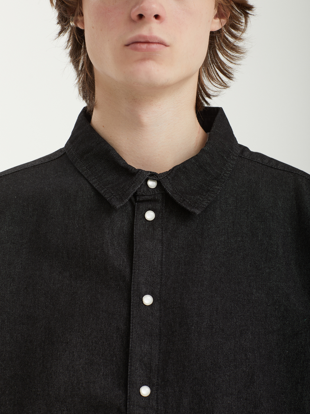 Мужская Рубашка Applique Logo Denim