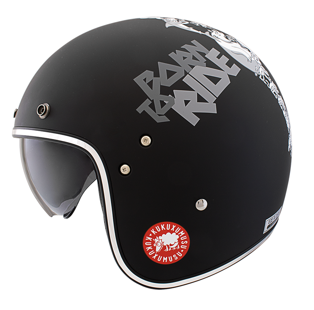 Шлем SHIRO SH235 Kukuskull