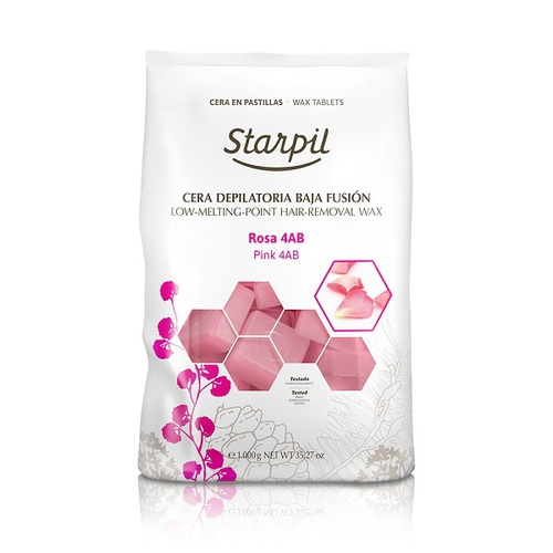 Воск горячий в брикетах Starpil Extra Розовый 1000г