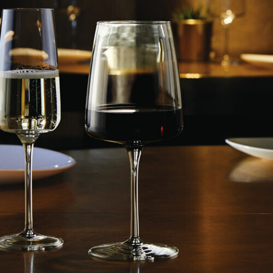 Набор бокалов Bormioli Rocco PLANEO ROSSO для вина 480 мл, набор 4 шт