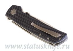 Нож Bob Terzuola ATCF Tanto CF Black Dropфотография - 9