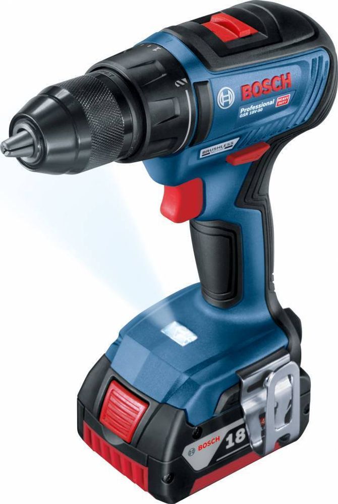 Ак. шуруповерт BOSCH GSR 18V-50, 1 бат