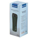 Термокружка нерж, 0.45 л, Daniks, колба нерж, изумруд, SL-NT015-soft-black-3308C