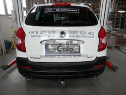 Фаркоп оцинкованный Galia S129A для Ssang Yong New Actyon 2011-(паспорт и сертификат в комплекте)(без электрики)