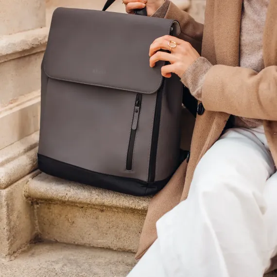 Сумка для мамы Beaba Oslo Backpack Mineral Grey