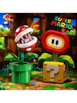 Конструктор Марио Растение-Пиранья 538 деталей