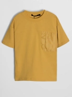 Футболка горчичного цвета для мальчика