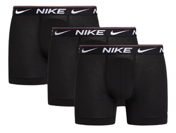 Боксерки теннисные Nike Dri-Fit Ultra Comfort Trunk 3P - black/black/black