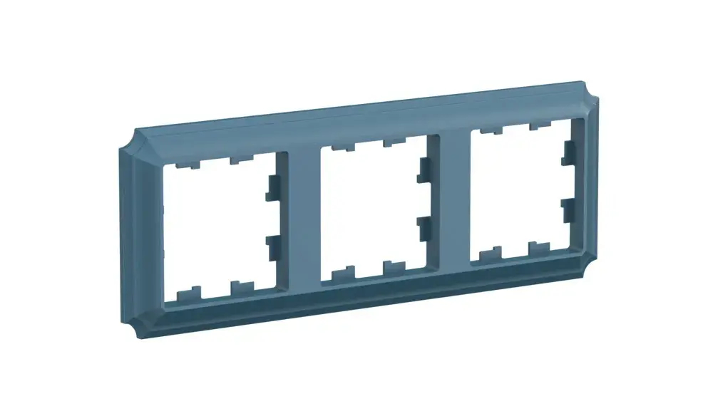 ATLASDESIGN ANTIQUE 3-постовая РАМКА, универсальная, ИЗУМРУД