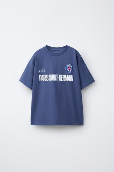 ZARA ФУТБОЛКА С ПРИНТОМ PSG ® , СИНИЙ