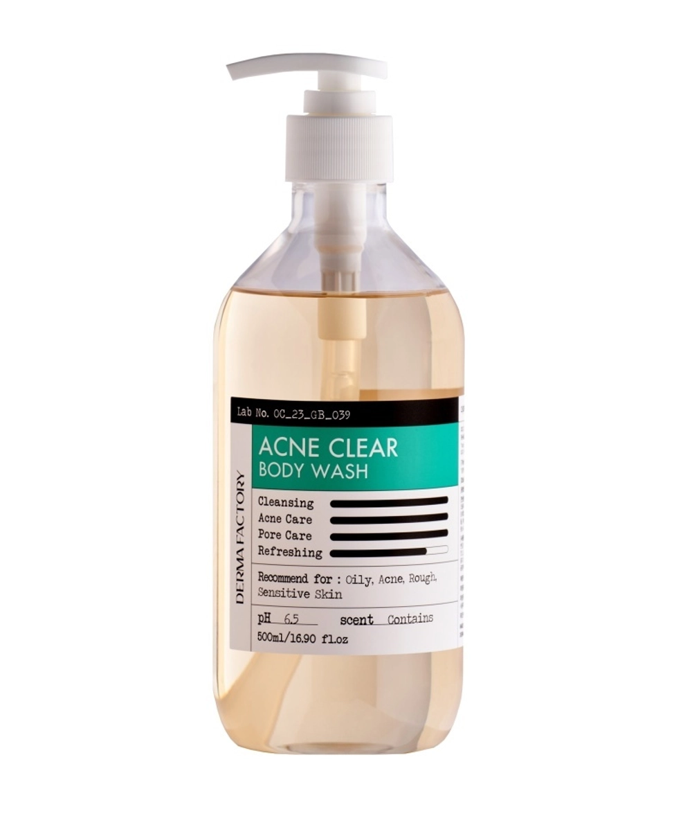Гель для душа против акне Derma Factory Acne Clear Body Wash 500 мл