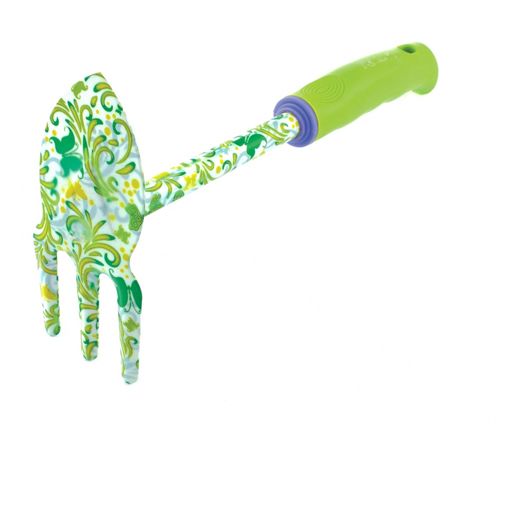 Мотыжка комбинированная, 70 х 310 мм, стальная, пластиковая рукоятка, Flower Green, Palisad