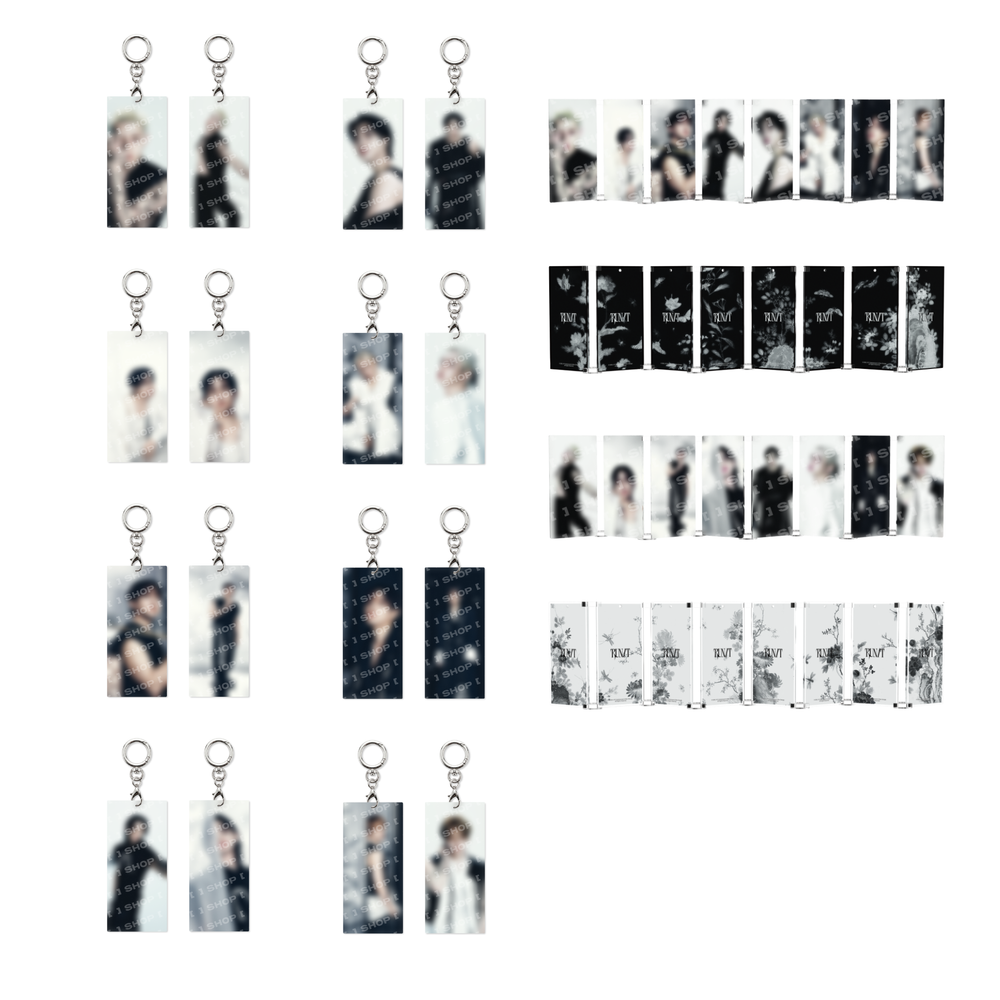 Секретный брелок SECRET ACRYLIC KEYRING - RUN IT