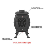 Печь-камин Везувий BX-05 "Антрацит"