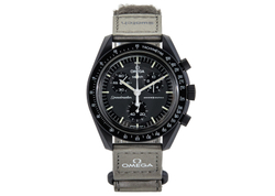 Швейцарские мужские часы Swatch x Omega Bioceramic Moonswatch Mission to Mercury SO33A100