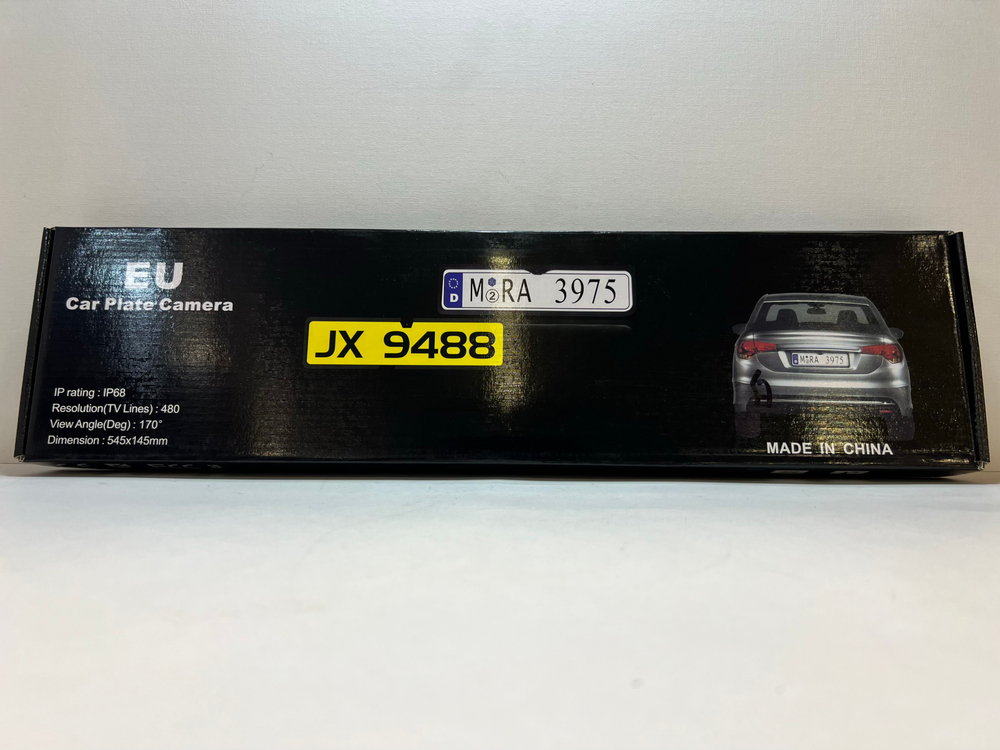 145 / Камера-рамка номерного знака с углом обзора 170°, белый