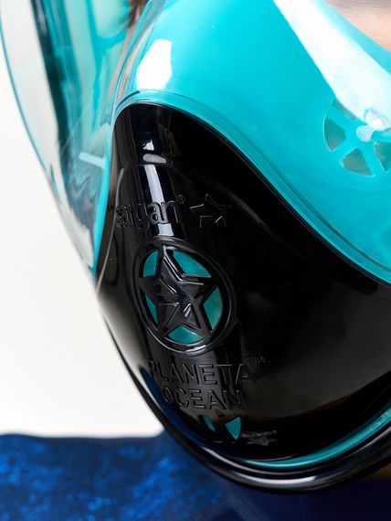 Маска полнолицевая Sargan Планета океан 2.0 черный/бирюзовый