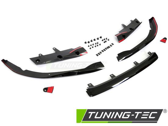 Губа переднего бампера  PERFORMANCE GLOSSY BLACK для BMW G22 G23